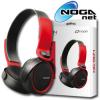 Auricular PC/Mp3 Negro y Rojo Noganet NG-904